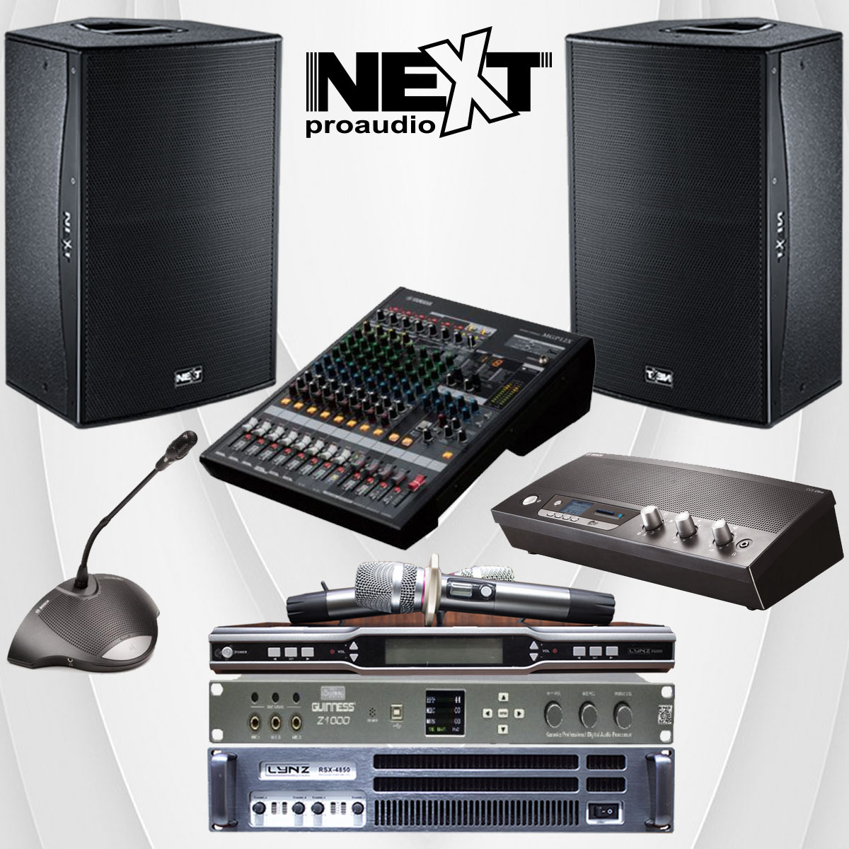 Dự án lắp đặt âm thanh cho hội trường đại học Cần Thơ 2 Cấu hình bộ dàn âm thanh hội trường của Next proaudio