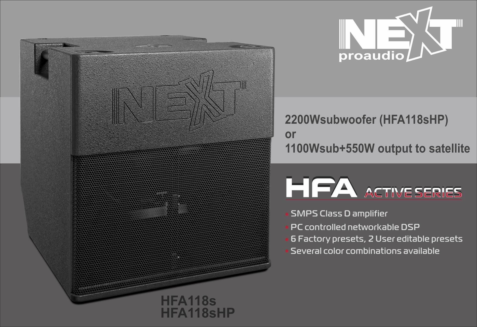 Loa sub điện Next HFA18sHP chất lượng châu Âu