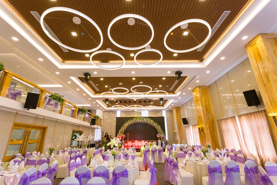 Dự án lắp đặt âm thanh hội trường nhà hàng tiệc cưới Vạn Hoa- HÀ Nội