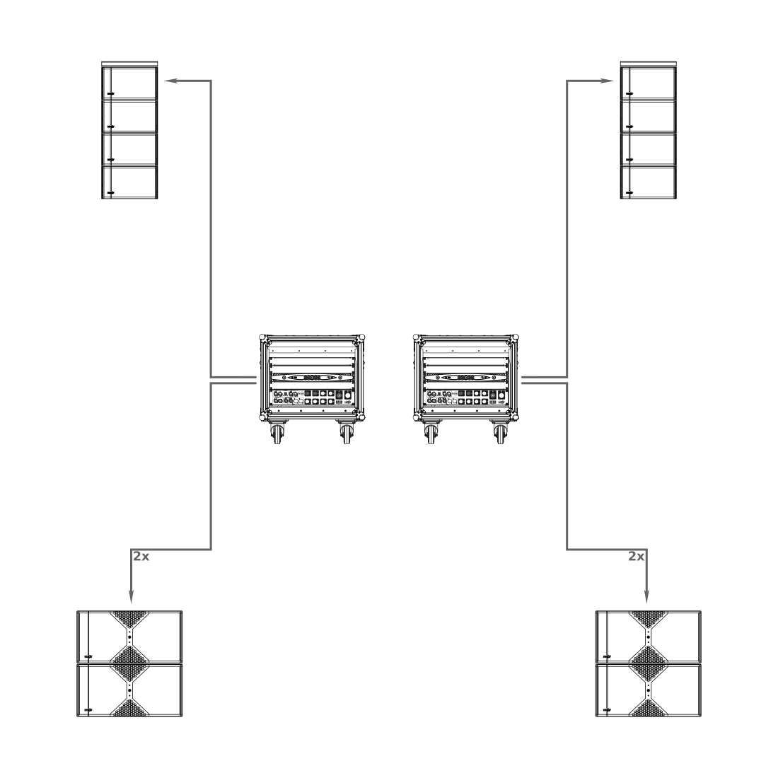 Hệ thống mảng dòng LA122 4×2