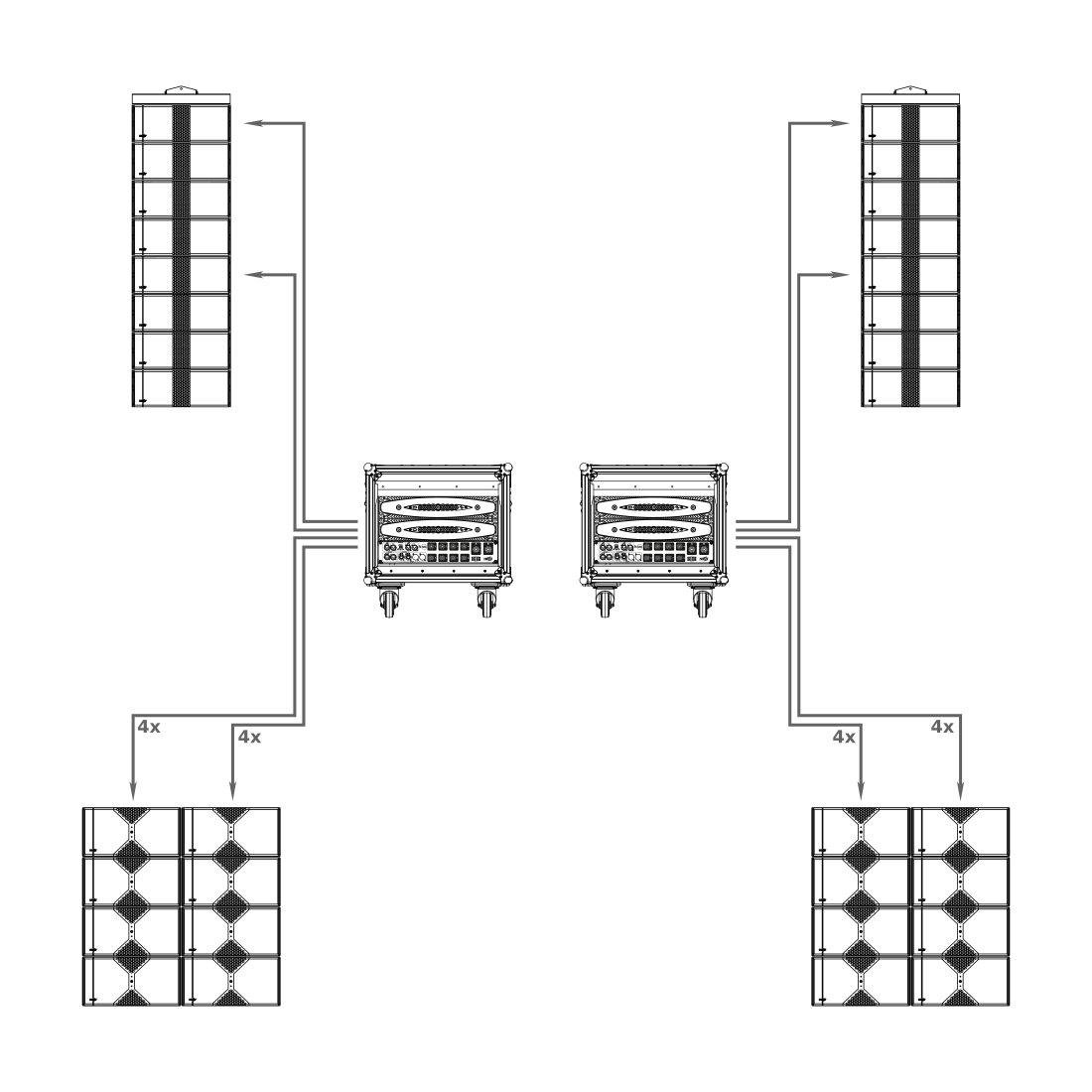 Hệ thống mảng dòng LA212x 8×8