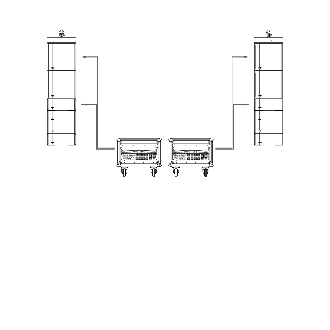 Hệ thống mảng dòng LA26 4×2 Passive